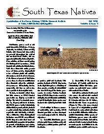 South Texas Natives - Fall 2010