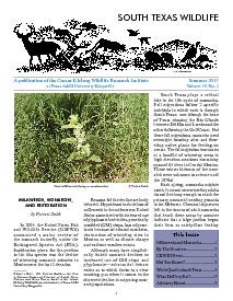 South Texas Wildlife Newsletter - Summer 2015