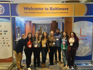 Feline Research faculty, staff, and students at the Wildlife Society's Annual Conference.