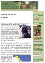 Deer eNews - History of the Cattle Fever Tick