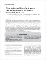 Plant, Avian, and Butterfly Response to a Native-Grassland Restoration in Southern Texas