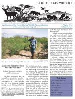 South Texas Wildlife Newsletter - Winter 2016